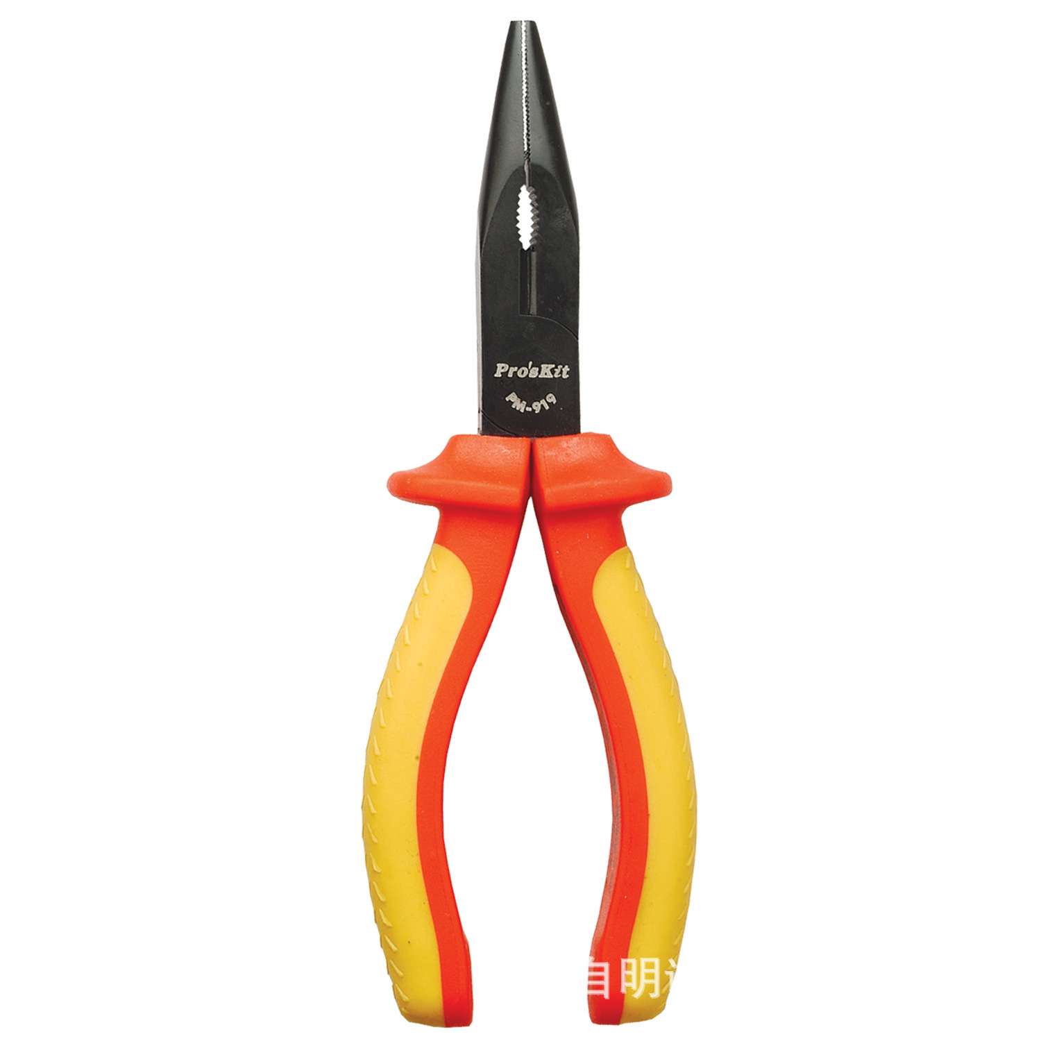 Pro`skit/宝工 PM-919 VDE 1000V尖嘴钳(170MM) 无牙尖嘴钳工具