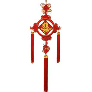 外圆内方纯手工中国结方圆乾坤福结送福送喜家居客厅挂件风水僻邪