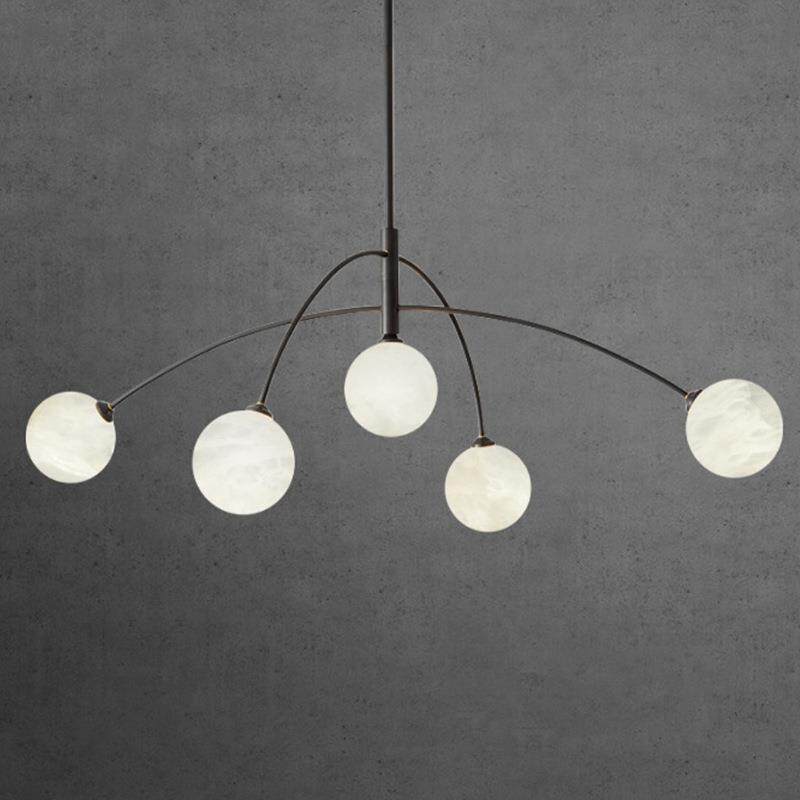 北欧云石吊灯现代简约魔豆新款创意客厅轻奢设计师卧室餐厅书房灯
