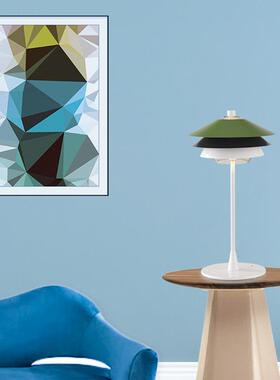 时尚现代北欧风格绿色铝材三层罩装饰客厅卧室书房阅读装饰台灯