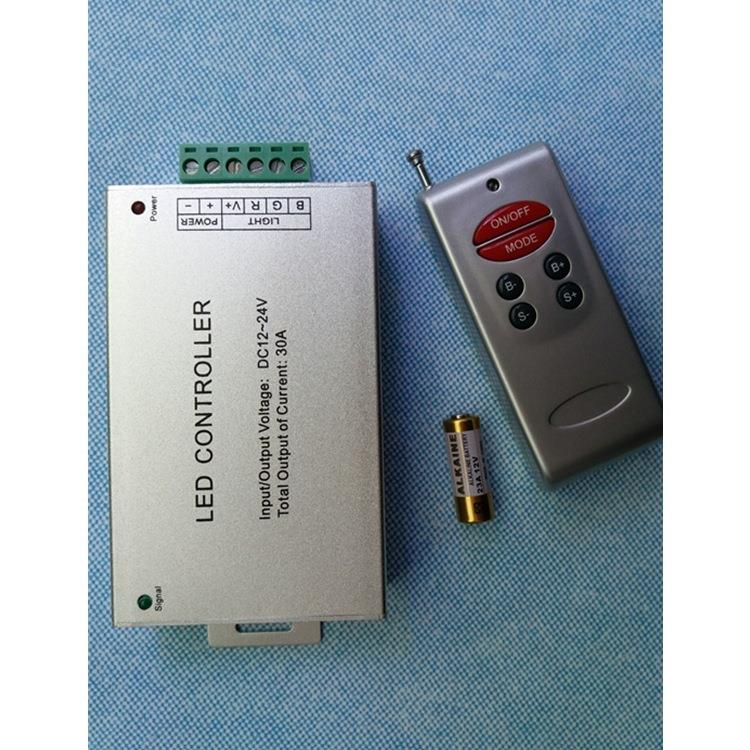 12V30A特大功率控制器无线射频6键控制器LED灯带模组发光字广告牌