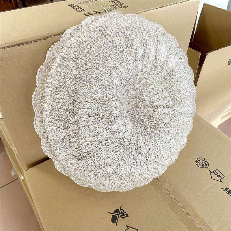 【仅售灯罩】玻璃轻奢现代吸顶外壳透明沾砂沾钻玻璃灯罩透光圆形,农机/农具/农膜,其它农用工具,淘宝优惠券,粉丝福利购,淘宝优惠卷