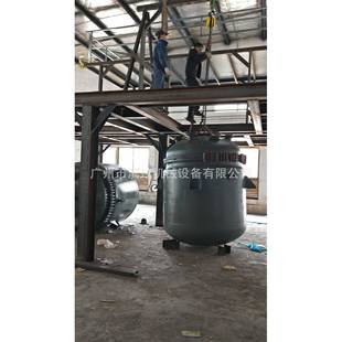 广东搪瓷釜5000L搪玻璃电加热反应釜蒸汽加热搪瓷反应罐