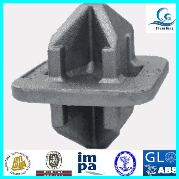 供应船舶专用配件 集装箱紧固件 集装箱堆锥 平底单锥 双头单锥