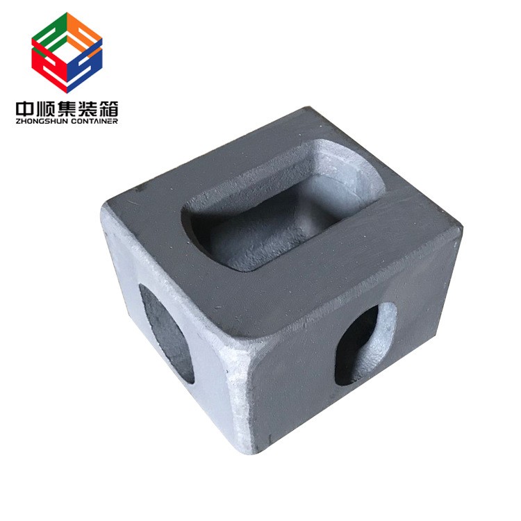 覆膜砂铸造工艺 铸钢JIS SCW480/49材质- 吊装及加固用集装箱角件