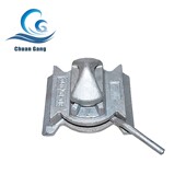 45度55度集装 箱燕尾底锁 箱底座扭锁 集装 厂家直供船板底锁