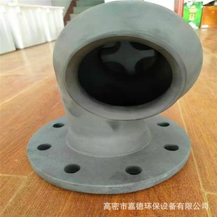 x碳化硅脱硫喷头粘接法兰90度120度 单向实心圆锥碳化硅涡流喷嘴