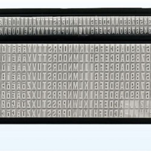 活字字母数字组合字版字钉自配字盘卡牙粗细槽年月日标签字粒