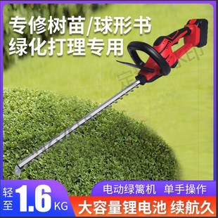 果树绿化花艺园林修树枝工具小型器锂电篱笆剪 电动绿篱机充电i式