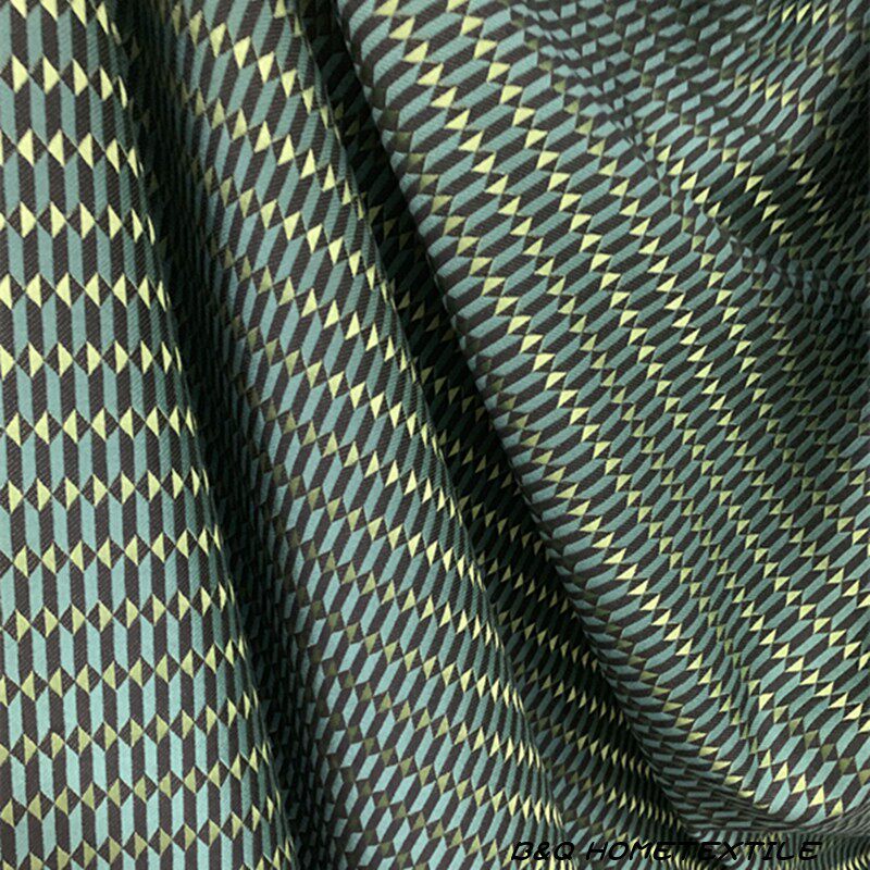 现代休闲轻奢几何沙发套面料时尚简约客厅酒店窗帘样板间抱枕布料