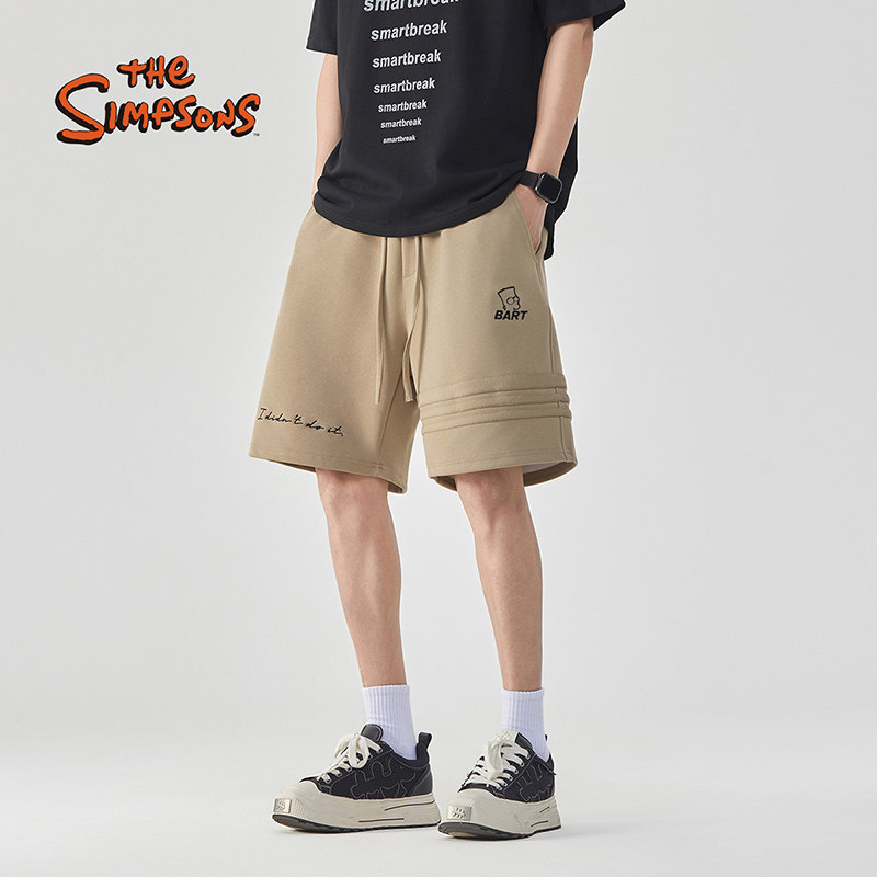 辛普森一家夏季透气运动短裤