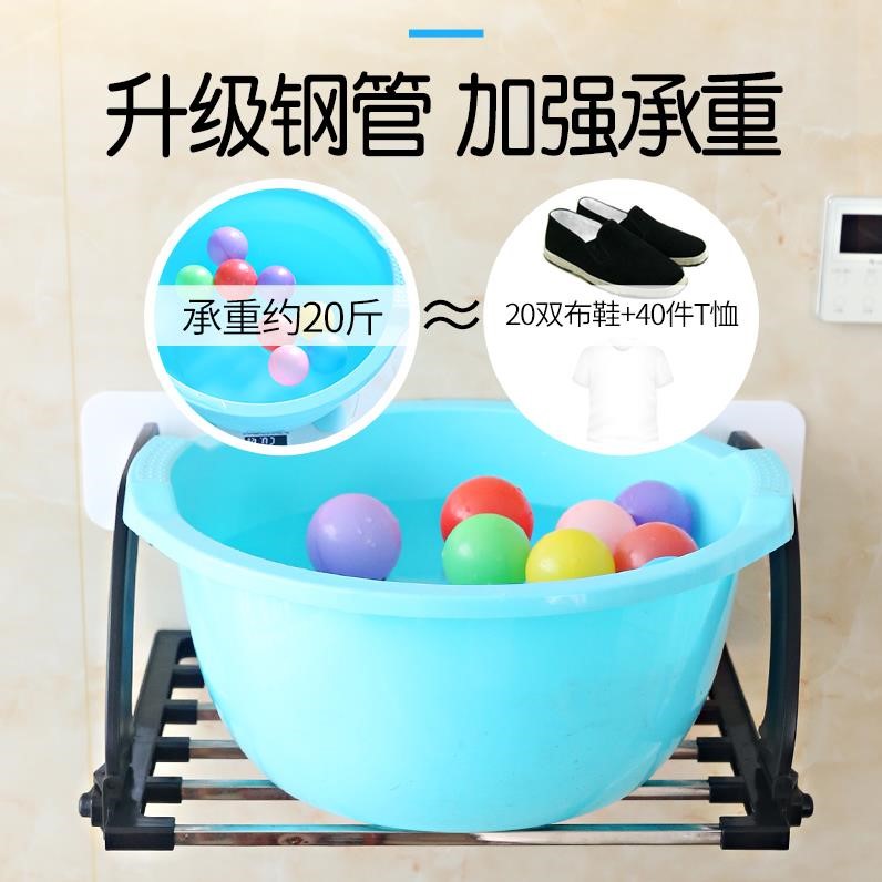 迷你晒鞋架挂壁悬挂衣杆可收纳栏杆神器晾晒架晾衣架便携式阳台