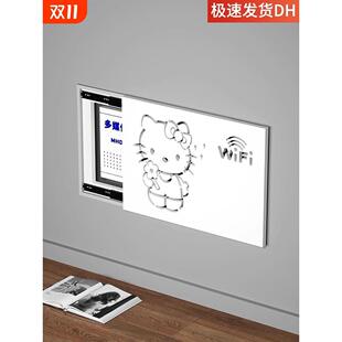 电表箱装饰画新款弱电箱多媒体盒遮丑盖板配电箱遮挡挂画推拉遮盖