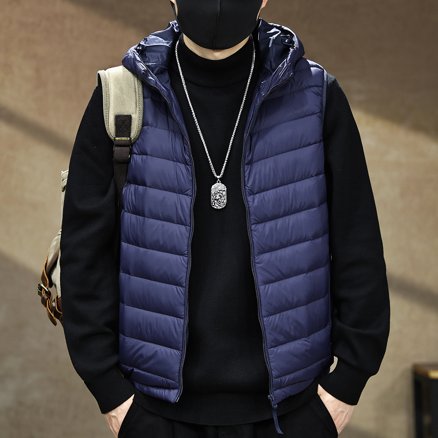 【新国标鸭绒轻薄保暖羽绒马甲】