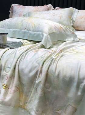 简约欧式202利6新被款奥地LF兰精天丝床夏四件IRS套高端舒适上用