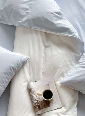 新款40支全棉SNI件水洗棉被四件套纯棉床单套枕套学生三套床上用