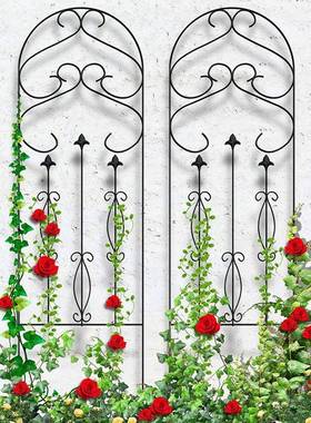 植欧式户外铁艺花架屏风物爬RC184358藤架铁线月莲花幕阳台花卉季