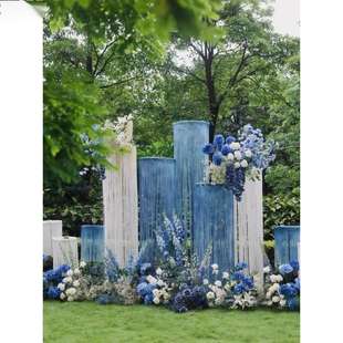 婚246庆饰道具圆环线帘圆拱门形支路架铁艺圆形伸缩架子吊顶装舞