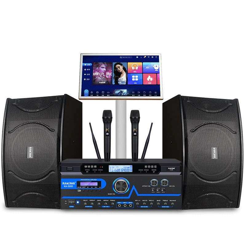 RAKAA单12寸全套家用舞SSN台酒吧K庭TV家唱专业V智歌能点歌机卡拉