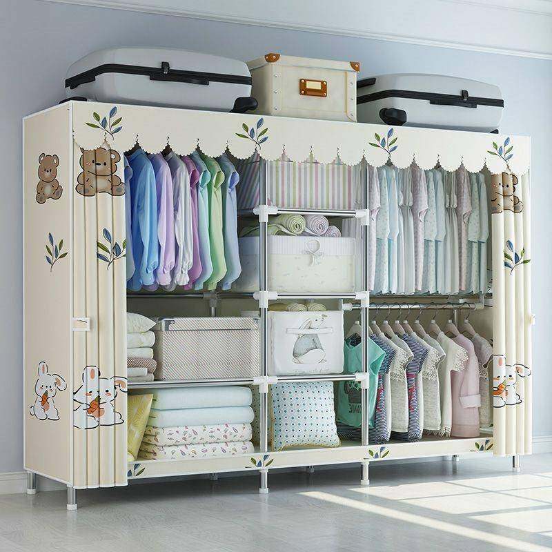 加厚艺钢管加固布卧衣柜大容量双人室收纳架WYB厂直销家现货热卖,鲜花速递/花卉仿真/绿植园艺,其它园艺用品,淘宝优惠券,粉丝福利购,淘宝优惠卷