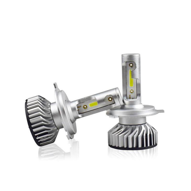 双色色汽车l远e泡d三大灯H7改装HF21雾灯货车24V近光一体H4车灯12