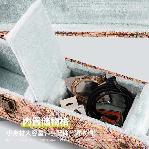 吉木他琴盒4寸VSD4吉1寸民谣吉他箱防水防潮他硬0盒袋抗压防摔可