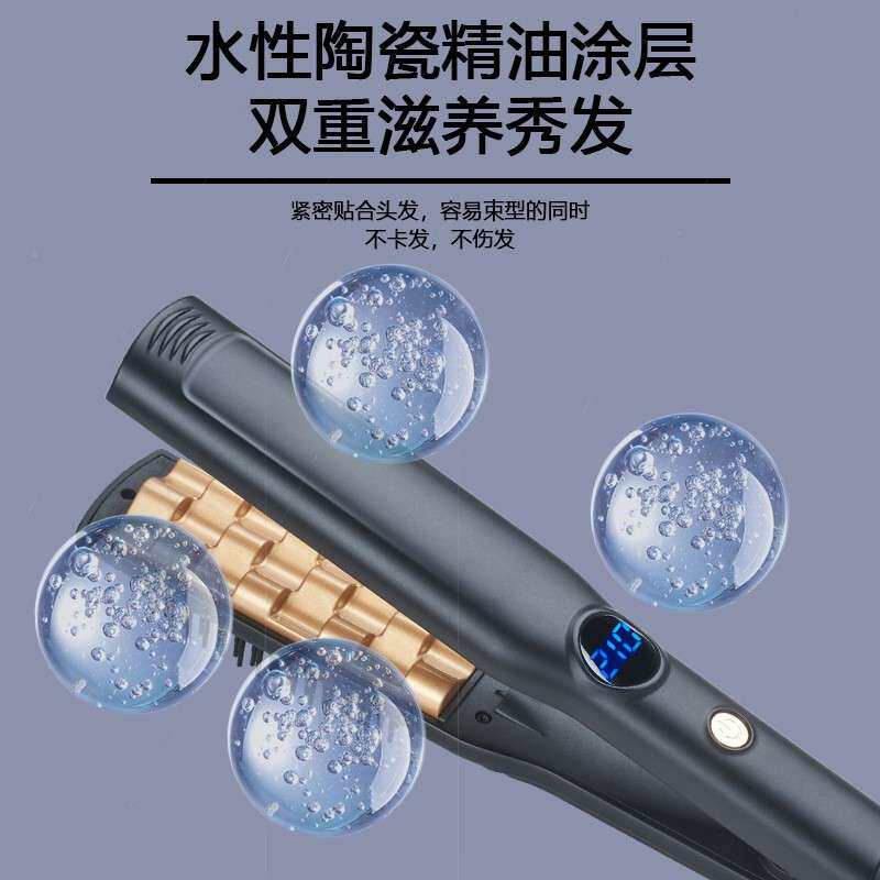 跨EBT境新款负离直子发梳不伤发功能玉米烫垫多根头发蓬松发卷发