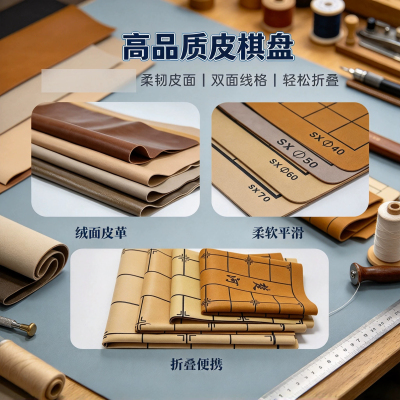 中国象棋围棋加厚皮革棋盘
