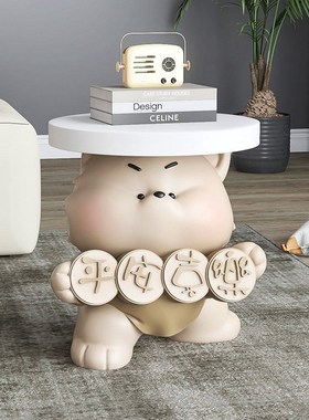 创意猫落地摆件家居饰品客厅电视柜E沙发旁茶几床头柜乔迁开业礼