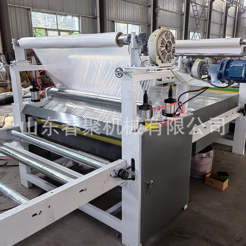 竹木纤维板复合机 热熔胶膜平贴机 热熔胶膜贴合机木饰面板覆膜机