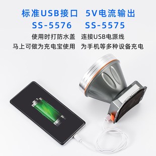 家用户外钓鱼矿灯 感应头灯强光超亮远射可充s电led超长待机头戴式