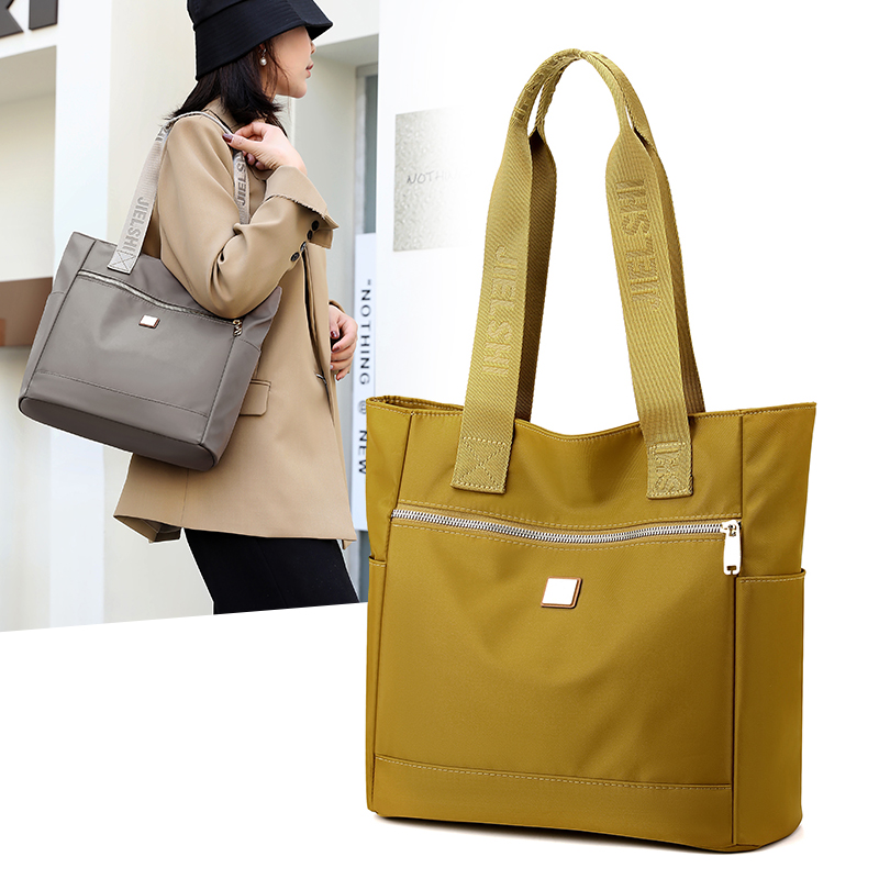 大容量女士包包2022新款时尚手提包百搭休闲旅行牛津布单肩女布包
