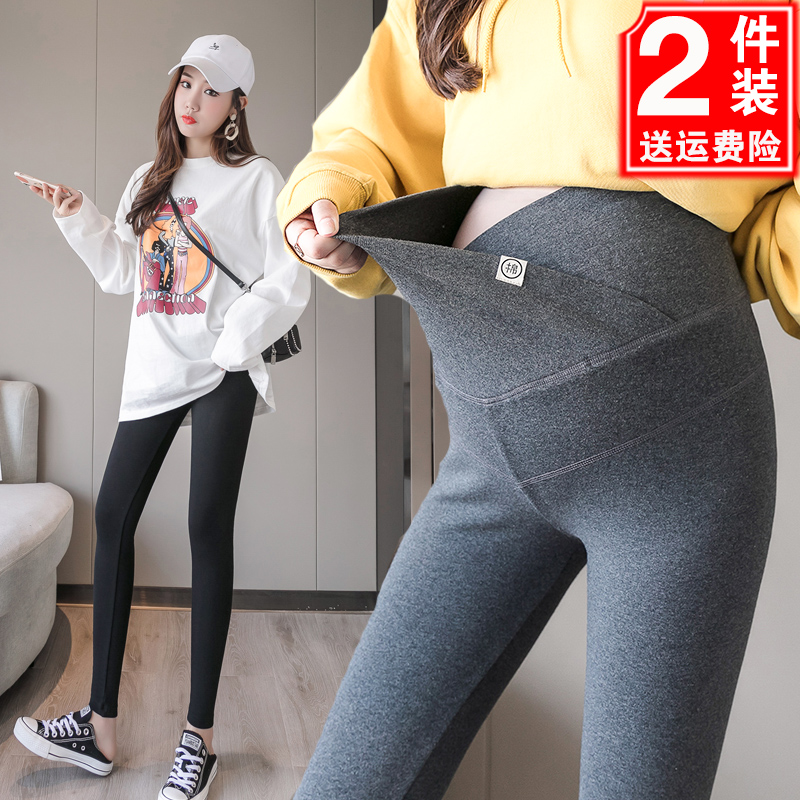 孕妇裤子秋d季外穿打底裤夏季薄款潮妈时尚春秋款长裤孕妇装秋冬
