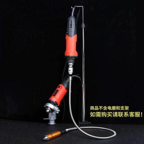 电磨软轴软管伸长线6mm钻夹头雕刻机吊磨台磨机雕刻笔电钻转接头