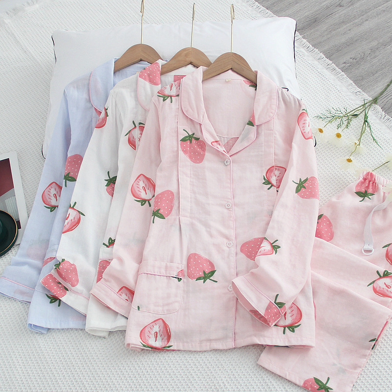 月子服春秋薄款哺乳装夏季吸汗透气家居服产后U孕妇睡衣全棉纱