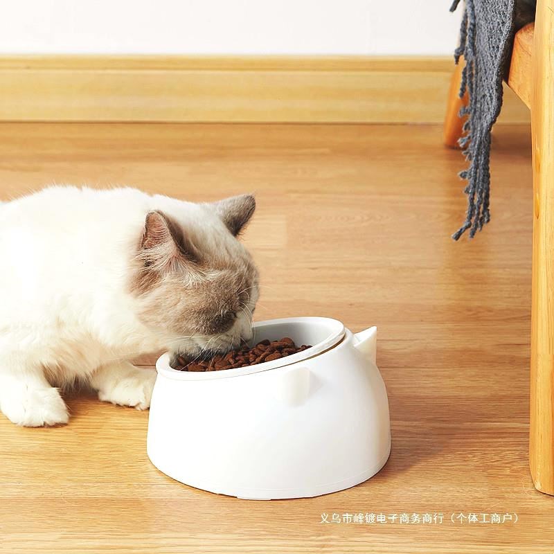 猫碗陶瓷狗食g盆护颈猫咪食碗不锈钢狗狗碗饭碗喝水碗饭盆宠物用