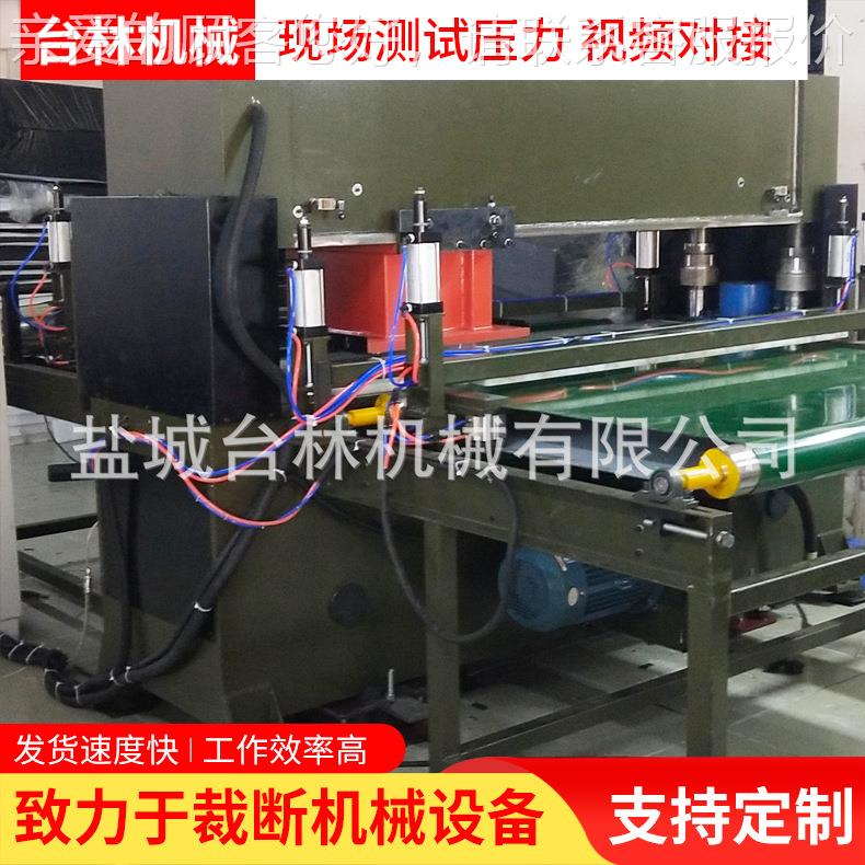 平面式智能全自动送料裁断机 输送式皮革截断机 液压下料机器设备