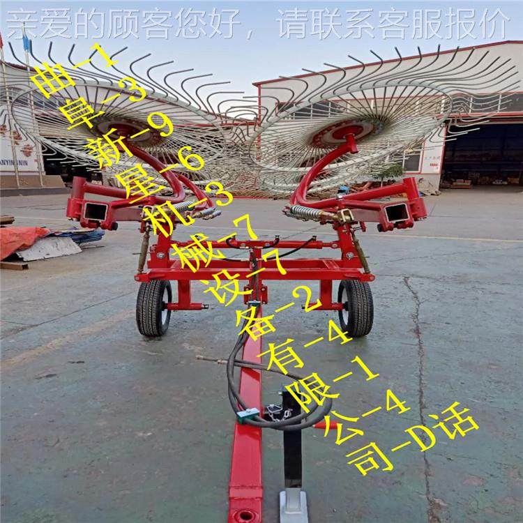 地草瓜秧搂草式机 引八盘花生秧搂草机牵 XHT指盘式拾机图片