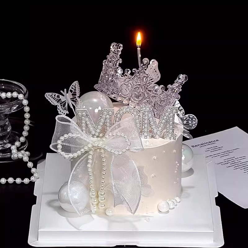 新款母亲节蛋糕装饰摆件