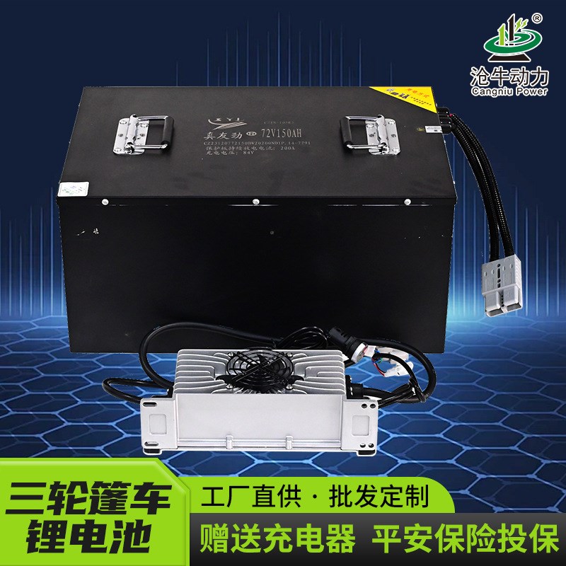 蓄能锂电池组48nV三轮四轮车代步车电动车大容量长续航