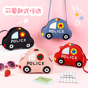 儿童卡通零钱包迷你斜跨男童小背B包女孩挂绳零钱软收纳包生日礼