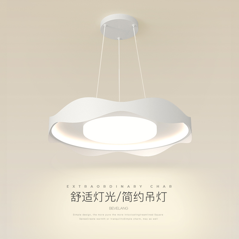 餐厅吊灯现代简约家用q新款大气家用餐桌灯北欧灯具组合全屋套餐