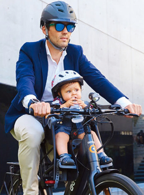 进口polisport自行车前置围栏儿童安全快拆座椅BILBY JUNIOR系列