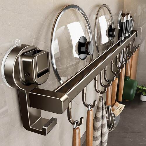 免打孔挂钩刀具一体吸盘置物架