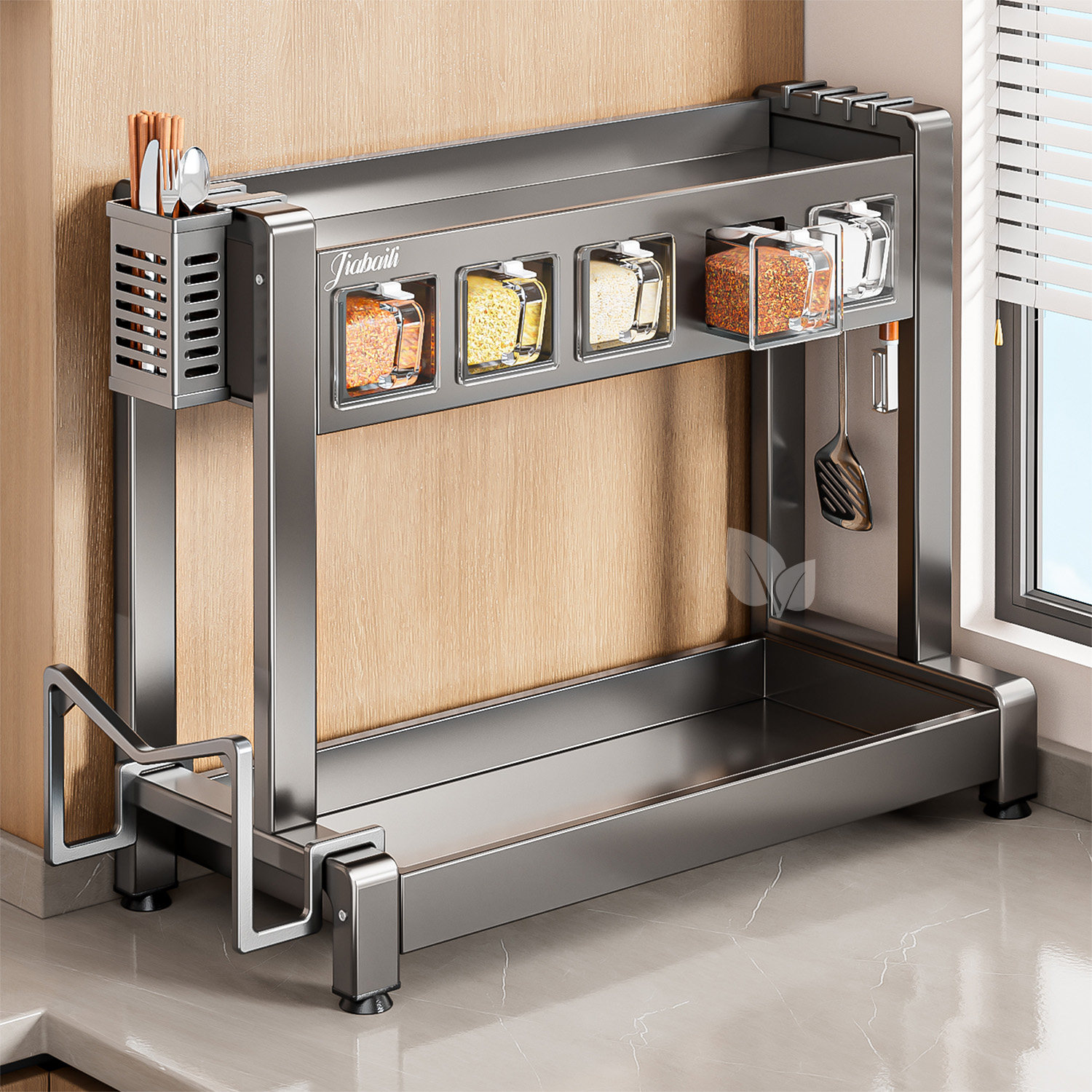 厨房调料置物架家用台面式多功能免打孔油盐酱醋收纳盒调味料品罐,厨房/烹饪用具,调料置物架,淘宝优惠券,粉丝福利购,淘宝优惠卷