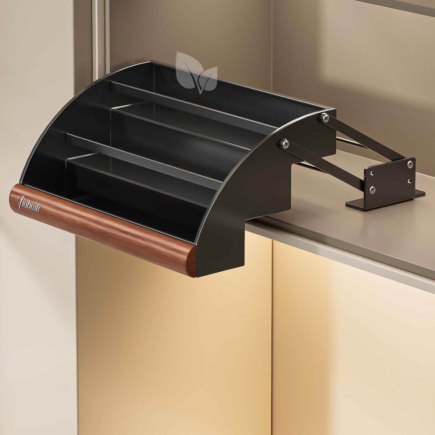 厨房调料收纳就架吊柜下拉式调味料瓶家用顶柜上下伸缩收纳置物架,收纳整理,整理架/置物架/收纳架,淘宝优惠券,粉丝福利购,淘宝优惠卷