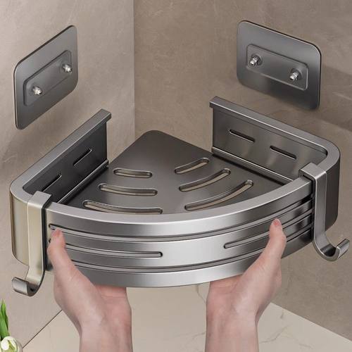 【掉落包赔】不会生锈浴室置物架