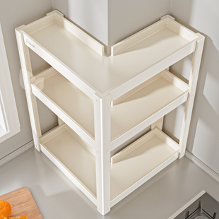 90度台面拐角厨房转角调料品置物架2025新款多功能调味料收纳放置