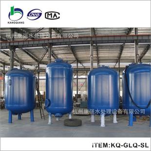 H现货 直径3200mm过滤器 100T H碳钢石英砂滤料过滤罐 滤速12M