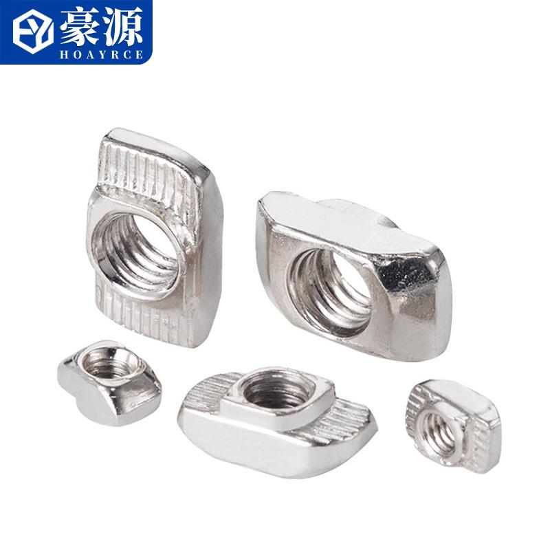 跨境304锈钢型螺母铝型564/材欧标后装螺母20/3040不/45船T型螺帽
